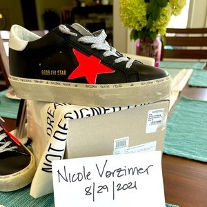 Golden Goose Hi Stars size 35